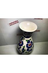 El Yapımı Kütahya Vazo 20 Cm Yüksekliğinde