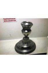 10 Cm Boyunda Metal Şamdan