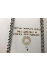 Caverswall England Red Admiral 21 Cm Çapında El Boyaması Duvar Tabağı