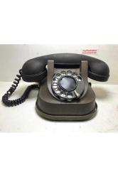 1950 Ler Bakır Gövdeli Bakalit Kasalı Rtt Belçika Üretimi Antika Telefon Yaklaşık 3 Kg Ağırlığında