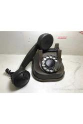 1950 Ler Bakır Gövdeli Bakalit Kasalı Rtt Belçika Üretimi Antika Telefon Yaklaşık 3 Kg Ağırlığında