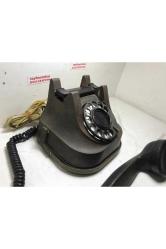 1950 Ler Bakır Gövdeli Bakalit Kasalı Rtt Belçika Üretimi Antika Telefon Yaklaşık 3 Kg Ağırlığında
