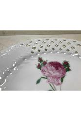 Kutusunda Hutschenreuther 25,5 Cm Çapında Gofreli Ve Ajurlu Duvar Tabağı