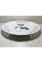 Kutusunda Hutschenreuther 25,5 Cm Çapında Gofreli Ve Ajurlu Duvar Tabağı