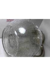 26 Cm Yüksekliğinde Buz Hazneli Gümüş Kaplama Avrupa Cam Sürahi 26 Cm Yüksekliğinde