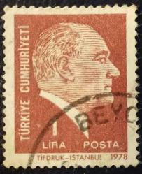 1978 TC Pulu - Atatürk Serisi 1 Lira