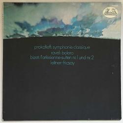 Prokofieff Ravel Bizet Symphonie Classique Bolero L'Arlésienne-Suiten Nr. 1 Und Nr.2 Lp Plak (Orijinal Dönem Alman Baskı)
