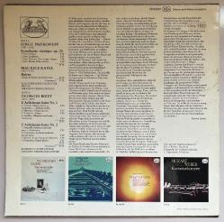 Prokofieff Ravel Bizet Symphonie Classique Bolero L'Arlésienne-Suiten Nr. 1 Und Nr.2 Lp Plak (Orijinal Dönem Alman Baskı)