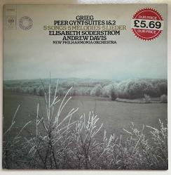 Andrew Davis Conducts Elisabeth Söderström, Grieg Grieg: Peer Gynt Suites Lp Plak (Orijinal 1976 Dönem Hollanda Baskı)
