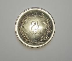 1970 - 2.5 lira fao saban kılıçtan üstündür