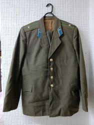 ORİJİNAL DÖNEM ÜRÜNÜ CCCP SOVYETLER BİRLİĞİ KIZIL ORDU HAVACI SUBAY KIYAFETİ TAKIMI