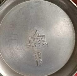 Bavyera Almanya Arması, %94 Çinko, Kalay Kapaklı Damgalı Tankart (açıklamayı okuyunuz)