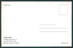 Tuğra Antik Osmanlı Dönemi Kıraathane Yeniden Basım Kartpostal