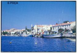 Efemera - Foça Sahil Görünüm Kartpostal, Arkası Yazılı - kitantik - kitaLog