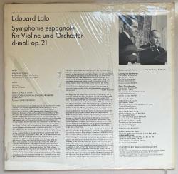 Edouard Lalo Igor Oistrach, David Oistrach Symphonie Espagnole Op. 21 Lp Plak (Orijinal Dönem Alman Baskı)