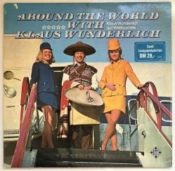 Klaus Wunderlich Around The World With Klaus Wunderlich Double Lp Plak (Orijinal 1970 Dönem Baskı)
