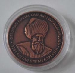 2007 Orhan Gazi Hatıra Bronz Madalyonu