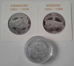 2024 yılı 1.000 Metelik Türk Lokomotifleri Karakurt ve Bozkurt