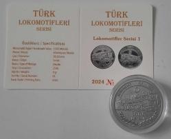 2024 yılı 1.000 Metelik Türk Lokomotifleri Karakurt ve Bozkurt