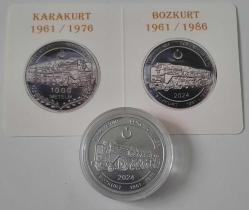 2024 yılı 1.000 Metelik Türk Lokomotifleri Karakurt ve Bozkurt