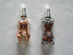 Kadın Bedeni Görselli Fransız Mini Parfüm Şişeleri