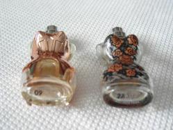 Kadın Bedeni Görselli Fransız Mini Parfüm Şişeleri