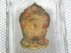 Yerli Üretimi Antika ŞUKUFE Marka Kolonya Şişesi