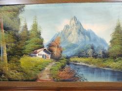 100 x 60 CM ÖLÇÜLERİNDE MANZARA YAĞLI BOYA TABLO