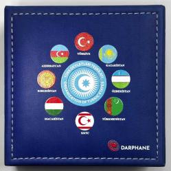2024 Türk Devletleri Teşkilatı Hatıra Parası Bronz Sertifikalı Kutulu Koleksiyonluk