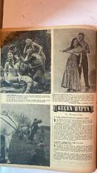 HAFTA DERGİSİ - KAPAK: JOANNE DRU - 20 OCAK 1956 SAYI : 3 - ŞEVKET AKTUNÇ - İZZET ALICİKOĞLU - OĞUZ ÖZDEŞ - ŞİNASİ ÖZONUK - ABDURRAHMAN PALAY - HÜMAŞAH GÖKER - TURGUT ÖZATAY - GÜL GÜLGÜN - SETTAR KÖRMÜKÇÜ - MUAZZAM ARÇAY - İHSAN AŞKIN - MUZAFFER NEBİOĞLU - LEBİBE ÇAKIN - DURSUNE ŞİRİN - MELİH - MARİNA - JANE RUSSEL - CORNEL WILDE - DR. BURHANEDDİN ONAT - HASAN POLATKAN - SİK YIRCALI - FATİN RÜŞTÜ ZORLU - ADNAN MENDERES - MEHMET HAZER - İSMET İNÖNÜ - COLETTE ANDRIS - COLETTE JERRY - ADNAN FUAT ARAL  KÂTİBİM TÜRKÜSÜ FİLME ALINDI: OĞUZ ÖZDEŞ SENARYOSU, ŞİNASİ ÖZONUK REJİSÖRLÜĞÜ - BAŞROLLERDE ABDURRAHMAN PALAY VE HÜMAŞAH GÖKER - FİLMİN AMERİKA, JAPONYA VE YUGOSLAVYA’DA GÖSTERİLECEĞİ - OĞUZ ÖZDEŞ’TEN “BÜYÜK GÖĞÜS MODASI” YAZISI - YENİ MODA: KUŞ TÜYÜNDEN ŞAPKALAR - İNGİLİZ MÜREBBİYESİ MARY SHOWDEN’İN KAPLANLARLA DOSTLUĞU - DENİZ KIZI HEYKELLERİ - LONDRA’DA “AT VE ÇOCUK” FOTOĞRAFI BİRİNCİLİK KAZANDI - JANE RUSSEL VE CORNEL WILDE’IN “HOT BLOOD” FİLMİ - TBMM’DE ÜÇ  - TAM TAKIM EKSİKSİZ 28 SAYFA