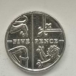 İNGİLTERE 2015  5  PENCE