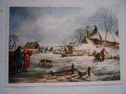 Eskilerden Çizim Kış Temalı KARTPOSTAL - 16/12 cm.