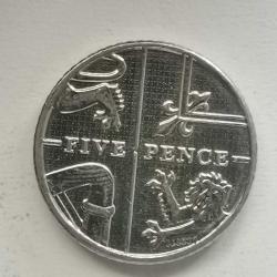 İNGİLTERE 2013  5  PENCE