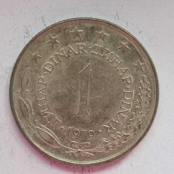 YUGOSLAVYA  1979    1  DİNAR
