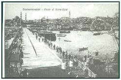 Ruha Antik Osmanlı Dönemi Galata Köprüsü Yeniden Basım Kartpostal