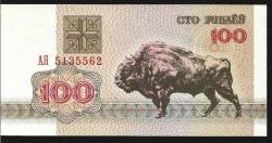 ** BEYAZ  RUSYA ( 100 * RUBLEİ ) 1992 - ÇİL