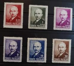 LOT.17 » 1946 ÜÇÜNCÜ İNÖNÜ SERİSİ MNH