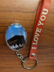 LOT.10 » HACDAN GELMİŞ KABE GÖRSELLİ ÇİFT TARAFLI ANAHTARLIK.. NADİR.