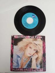Samantha Fox - Touch Me 1986 Avrupa Baskı 45lik Plak