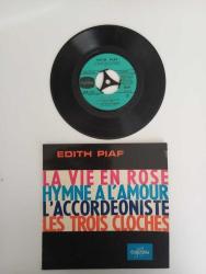 Edith Piaf – La Vie En Rose 1962 Fransa Baskı 45lik Plak