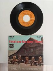 Ennio Morricone – Il Était Une Fois Dans L'Ouest ( Bir Zamanlar Batıda Once Upon A Time İn West ) Film Müziği 1969 Fransa Baskı 45lik Harmonica