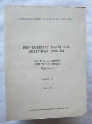 ARAŞTIRMA DERGİSİ Atatürk Üniversitesi Edebiyat Fakültesi, 1973 - 1986, Sayı: 6, 7, 8, 9, 10, 11, 12, 13, 14, 15 [11 ADET]