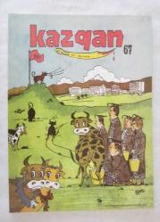 KAZGAN Ezeli ve Edebi, Ruhi ve Aşki Siyasi ve Mizahi Yıllık Mecmua / Senelik Mizah Dergisi, 1954, 1965, 1967, 2008, 2018 [5 ADET]