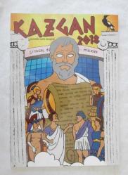 KAZGAN Ezeli ve Edebi, Ruhi ve Aşki Siyasi ve Mizahi Yıllık Mecmua / Senelik Mizah Dergisi, 1954, 1965, 1967, 2008, 2018 [5 ADET]