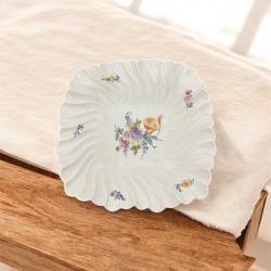 Alman Porselen Nymphenburg Marka Desenli Tabak