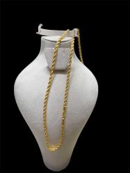 14 Ayar Altın Burgulu Halat Zincir Kolye