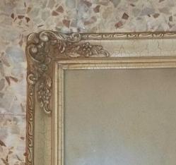 3631-ESKİLERDEN AHŞAP  RESİM/AYNA ÇERÇEVESİ