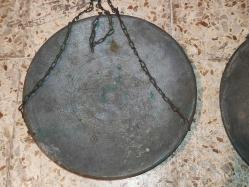 17129-ANTİKA ESKİLERDEN METAL KEFELİ TERAZİ***ÖLÇEK KISMI PİRİNÇTİR***