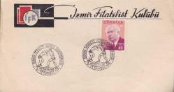 İzmir filatelist Kulübü - Dünya Serbest Güreş Şampiyonası 2 Haziran 1957 Damga