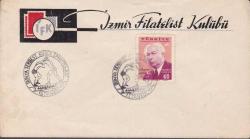 İzmir filatelist Kulübü - Dünya Serbest Güreş Şampiyonası 2 Haziran 1957 Damga